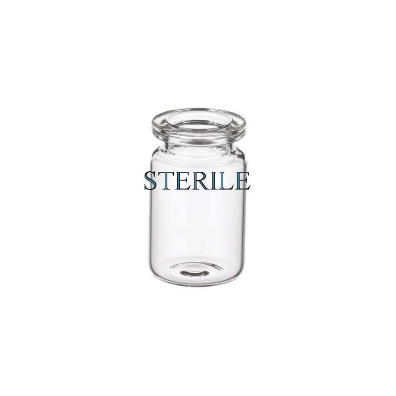 6mL Clear Sterile Open Vials (5mL shorty), Depyrogenated, Ream of 219
