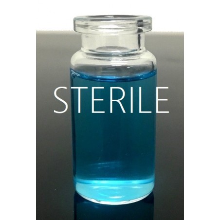 STERILE 10mL Clear ISO 10R Serum Vials, 24x45mm, Case of 960