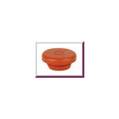 20mm Vial Stopper, Red Rubber, Bag of 1000