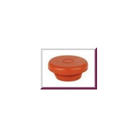 20mm Vial Stopper, Red Rubber, Pack of 100