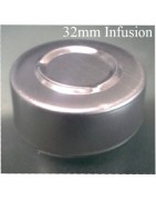 32mm Center Tear Infusion Vial Seals