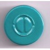 20mm Center Tear Vial Seals, Turquoise Blue Green, Pk 100
