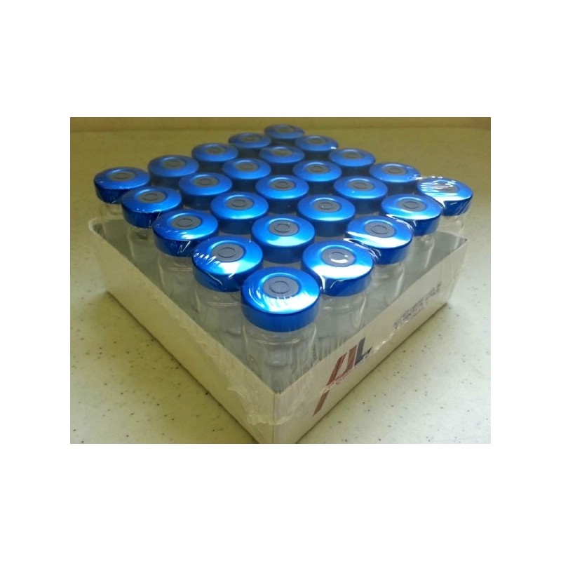10mL Sterile Serum Vials, Blue Seals, Pack of 25