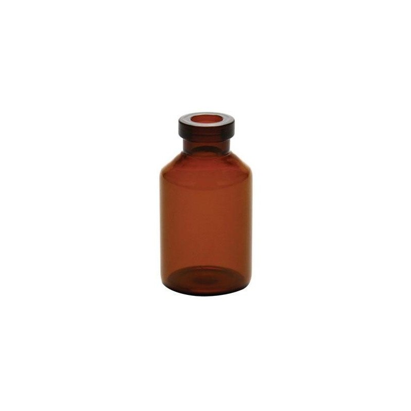 5mL Amber Serum Vials, 13mm Crimp, 21x40mm, Ream of 273