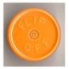 20mm Flip Off Vial Seals, Faded Light Orange, Bag of 1000