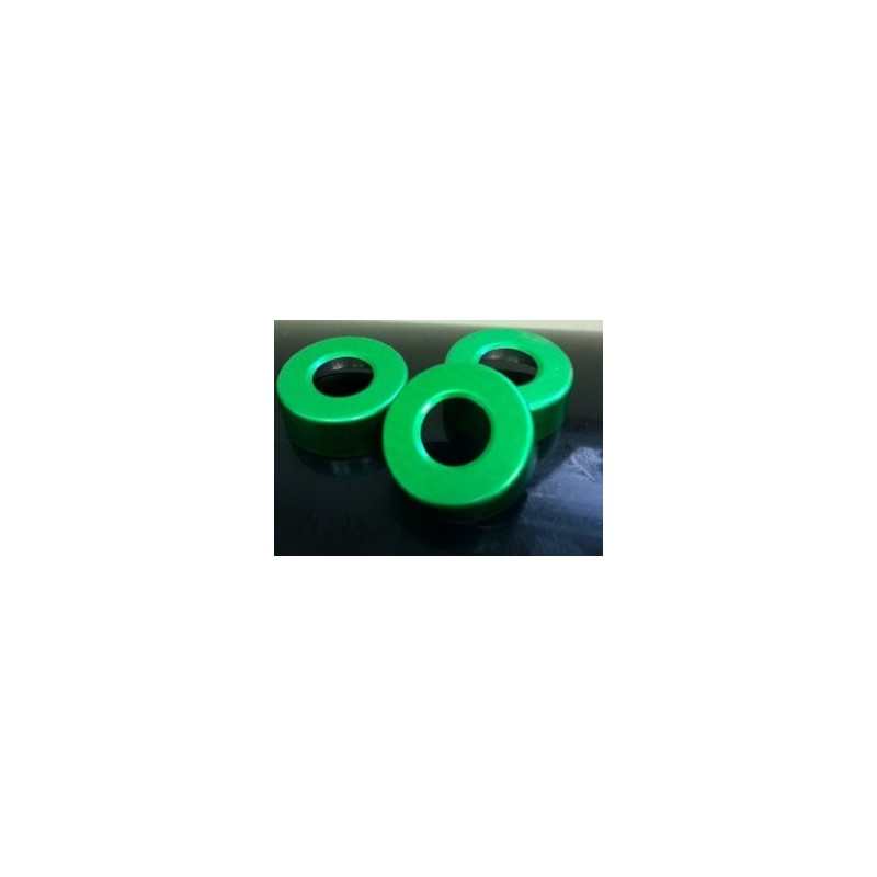 20mm Hole Punched Vial Seal, Green, Bag 1000