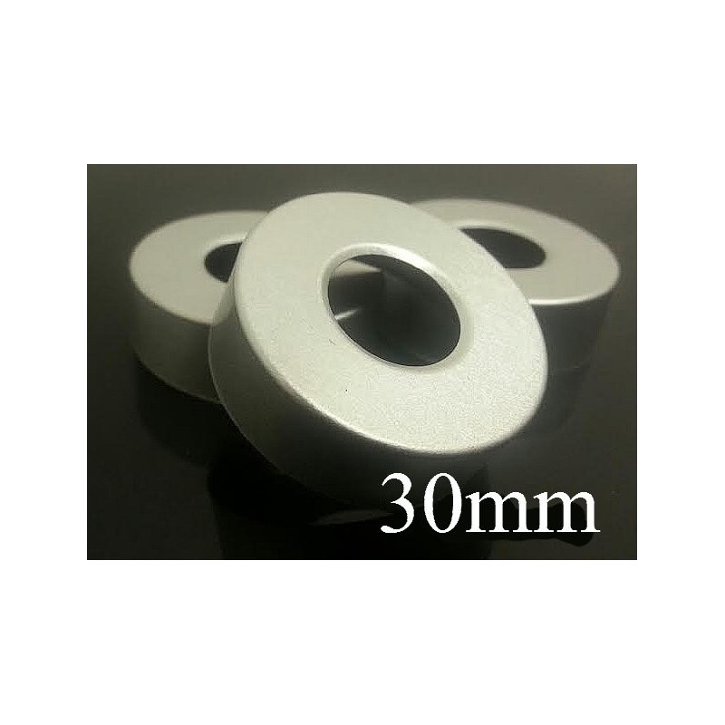 30mm Hole Punched Vial Seal, Natural, Pk of 250