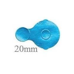 20mm IVA Foil Seal, Blue,...