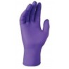 Purple Nitrile Gloves, Powder Free, Large, Pk 100