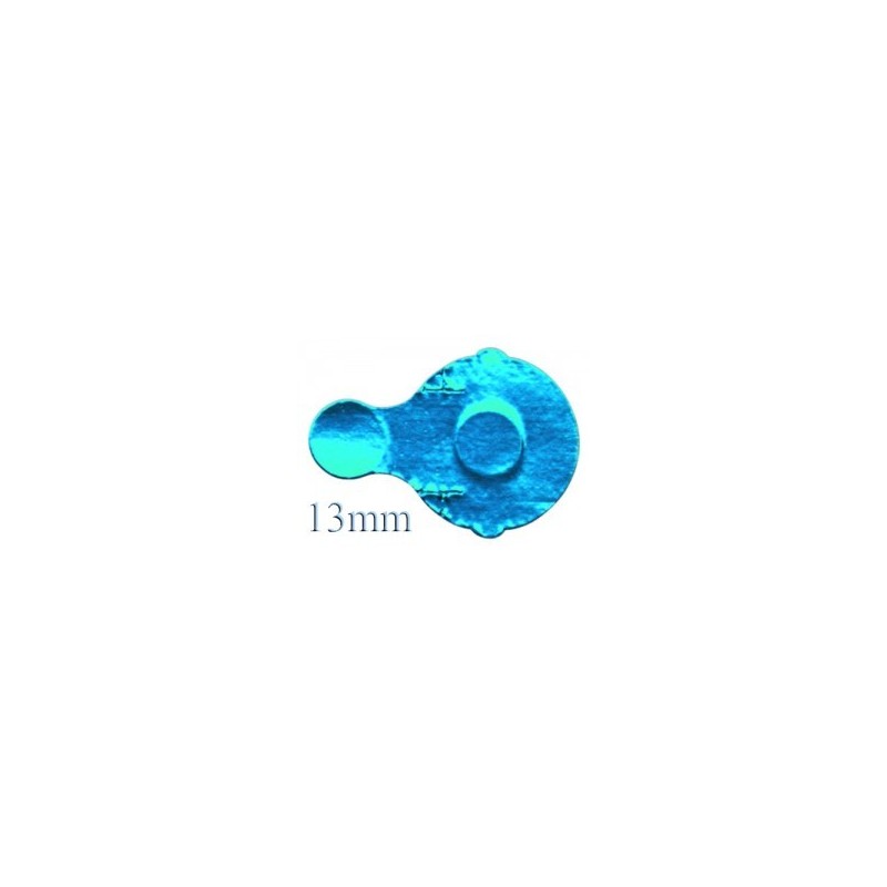 13mm IVA Foil Seal, Blue, Sterile, Roll of 1,100