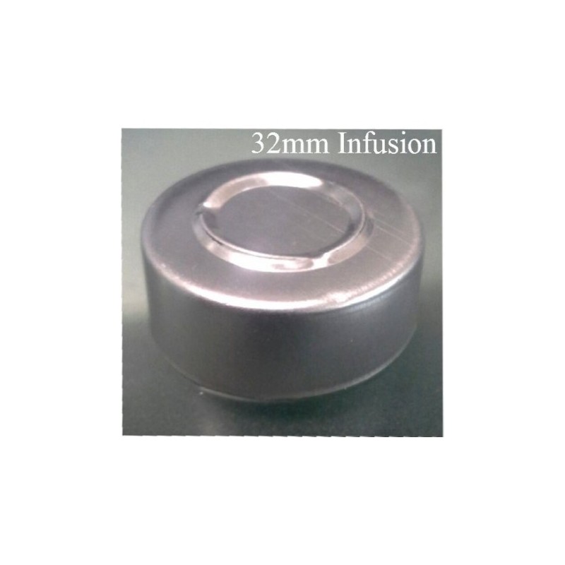 32mm Infusion Vial Center Tear Seals, Pk 100