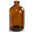 100mL Amber Serum Vials, 52x95mm, Case of 136