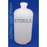 1000mL Sterile Plastic Serum Bottles, Opaque HDPE, Case of 60