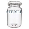 6mL Clear Sterile Open Vials (5mL shorty), Depyrogenated, Tray of 176 pieces