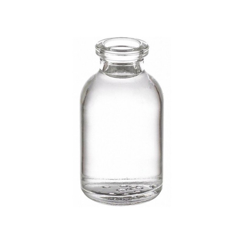 20ml Clear Molded Serum Bottle, 20mm crimp, Ream of 120