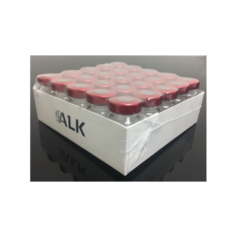 ALK 5mL Sterile Serum Vials, Red Seals, Pack of 25