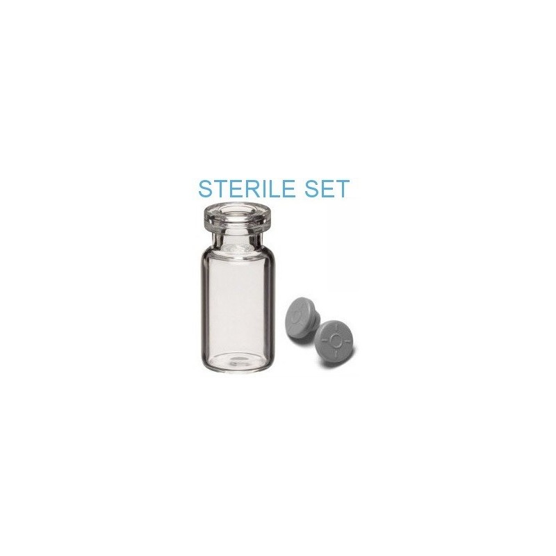 2mL Clear Sterile Open Vial and Stopper Set, 417pc