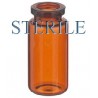 10mL Amber Sterile Open Vials, Depyrogenated, Cs of 435