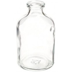 50ml clear glass serum vials, USP Type 1 borosilicate