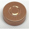 20mm Center Tear Vial Seals, Copper, Pk 100