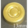 13mm Center Tear Vial Seals, Gold, Pack of 100