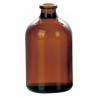 100mL Amber Serum Vials, 52x95mm, Case of 136