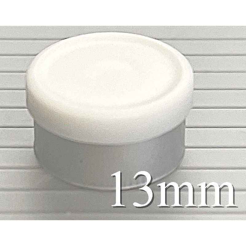 13mm West Matte Flip Cap Vial Seals, White, Bag 1000 13mm West Matte Flip Cap Vial Seals, White, Bag 1000