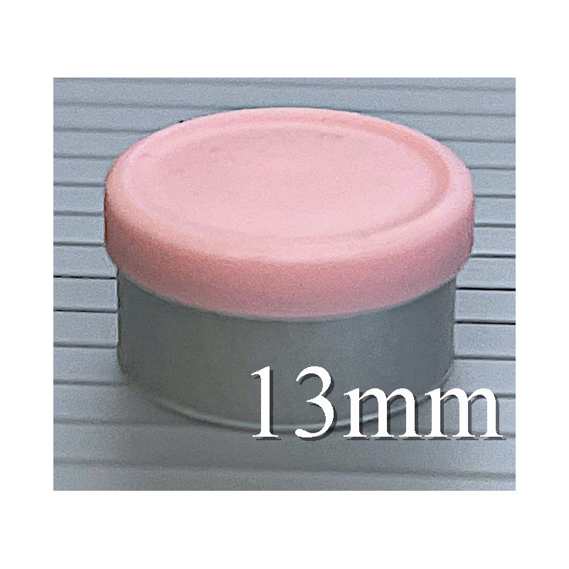 13mm West Matte Flip Cap Vial Seals, Matte Pink, Bag 1000 13mm West Matte Flip Cap Vial Seals, Matte Pink, Bag 1000