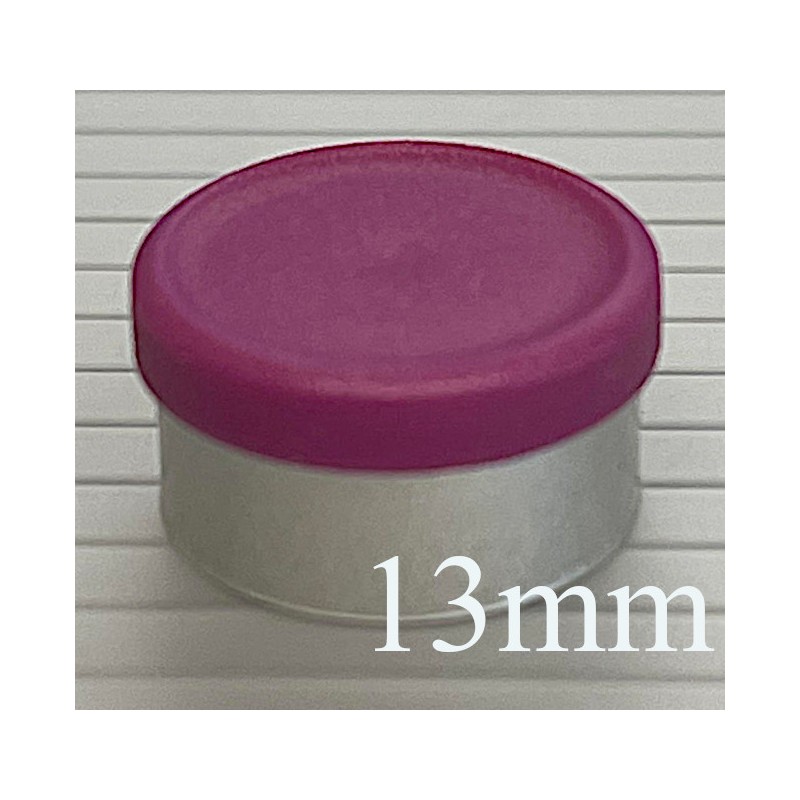 13mm West Matte Flip Cap Vial Seals, Burgundy Violet, Bag 1000 13mm West Matte Flip Cap Vial Seals, Burgundy Violet, Bag 1000