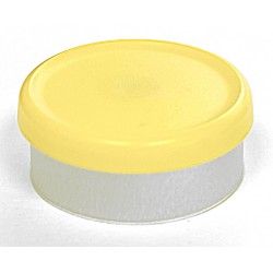 20mm West Matte Flip Cap Vial Seals, Yellow, Bag 1000