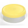 20mm West Matte Flip Cap Vial Seals, Yellow, Bag 1000