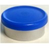 20mm West Matte Flip Cap Vial Seals, Royal Blue, Bag 1000