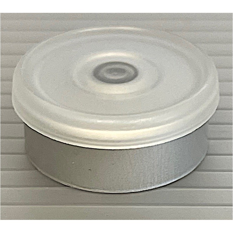 20mm West Matte Flip Cap Vial Seals, Clear, Bag 1000 20mm West Matte Flip Cap Vial Seals, Clear, Bag 1000