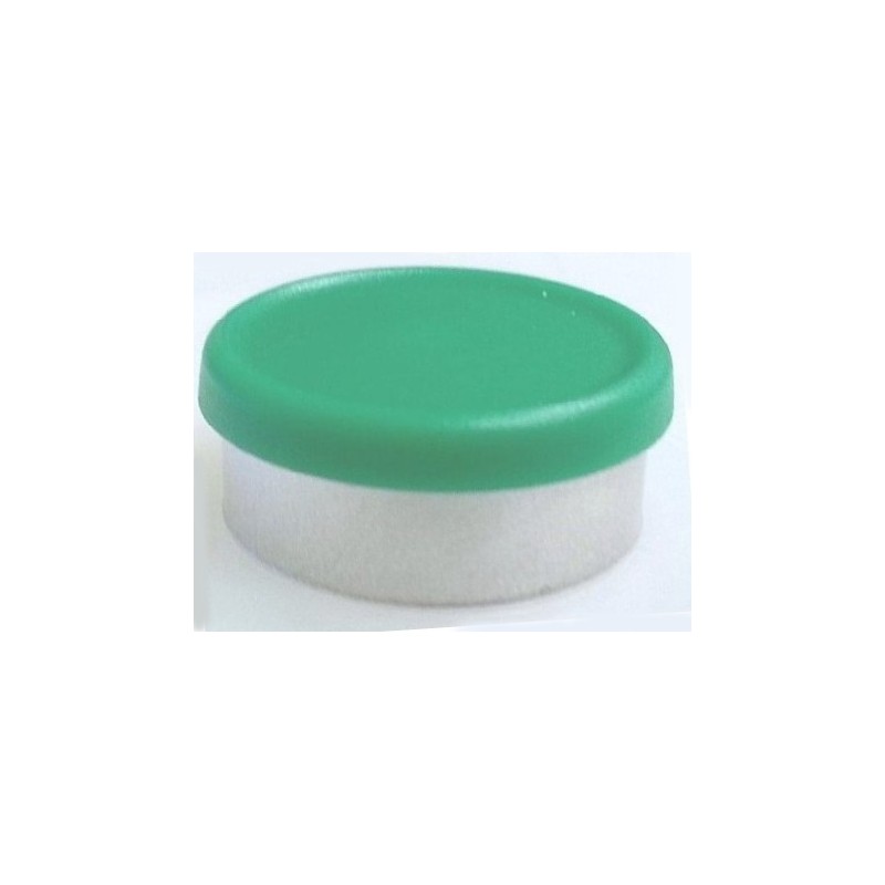 20mm West Matte Flip Cap Vial Seals, Green, Bag 1000 20mm West Matte Flip Cap Vial Seals, Green, Bag 1000