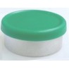 20mm West Matte Flip Cap Vial Seals, Green, Bag 1000
