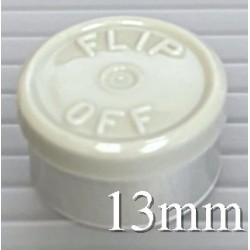 13mm Flip Off Vial Seals, Light Misty Gray, Case of 1000