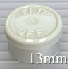 13mm Flip Off Vial Seals, Light Misty Gray, Pack of 100