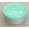 20mm Flip Off Vial Seals, Faded Turquoise Blue, Pack of 100