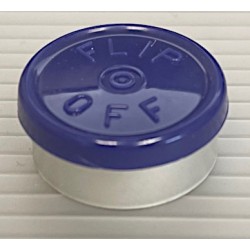 20mm Flip Off Vial Seals, Dark Navy Blue, Bag of 1000