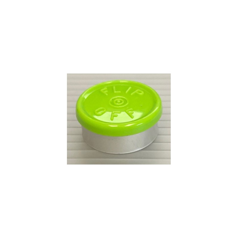 20mm Flip Off Vial Seals, Willow Green, Bag of 1000 20mm Flip Off Vial Seals, Willow Green, Bag of 1000