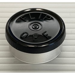 20mm Flip Off Vial Seals, Black, Bag of 1000