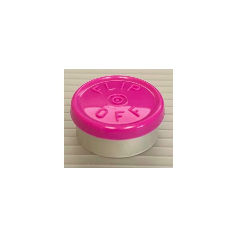 20mm Flip Off Vial Seals, Magenta, Bag of 1000 20mm Flip Off Vial Seals, Magenta, Bag of 1000