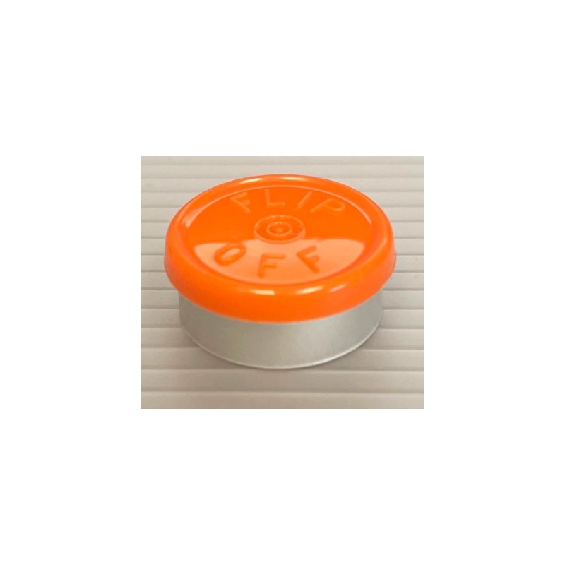 20mm Flip Off Vial Seals, Orange Peel, Bag of 1000 20mm Flip Off Vial Seals, Orange Peel, Bag of 1000