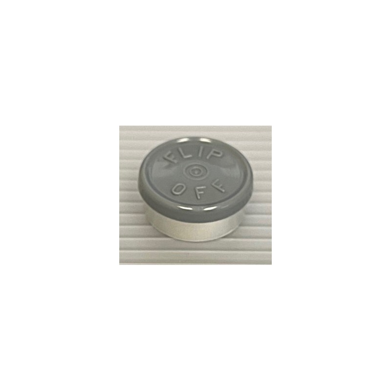20mm Flip Off Vial Seals, Dark Gray, Bag of 1000 20mm Flip Off Vial Seals, Dark Gray, Bag of 1000