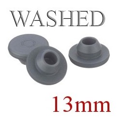 Ready to Sterilize Vial Stoppers, 13mm, Bag of 8000