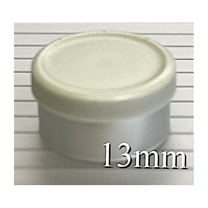 13mm West Matte Flip Cap Vial Seals, Misty Gray, Bag 1000 13mm West Matte Flip Cap Vial Seals, Misty Gray, Bag 1000