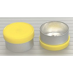 13mm Long Skirt Flip Cap Seal, Yellow, Bag of 1,000