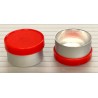 13mm Long Skirt Flip Cap Seal, Red, Bag of 1,000