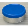 20mm West Matte Flip Cap Vial Seals, Royal Blue, Bag 1000
