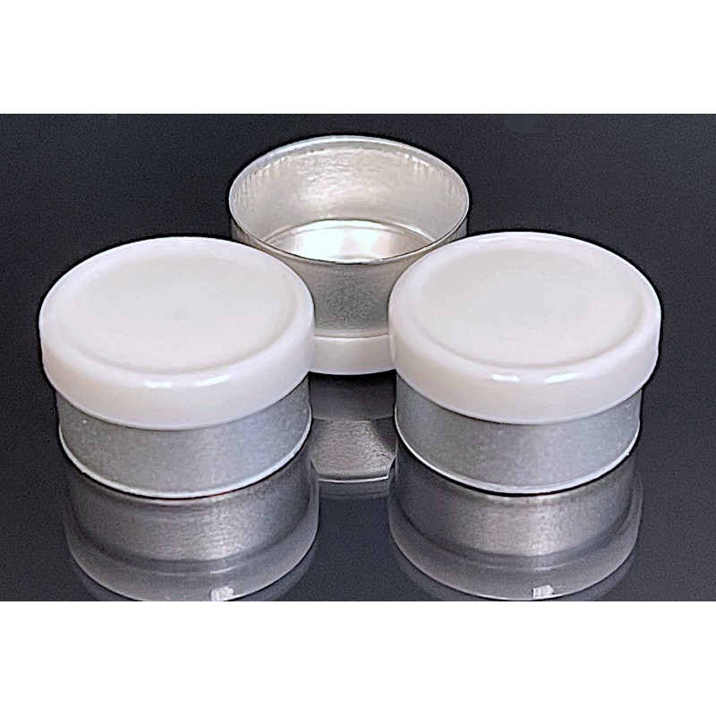 West Pharma brand White 13mm Smooth Gloss Vial Caps